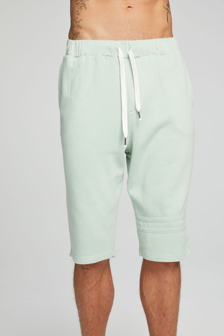 Shorts with Strappings - Subtle Green MENS chaserbrand