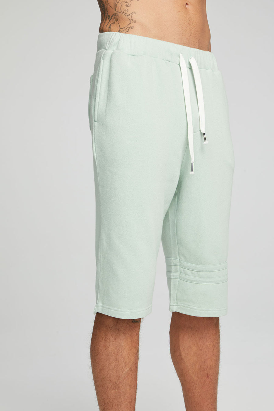 Shorts with Strappings - Subtle Green MENS chaserbrand