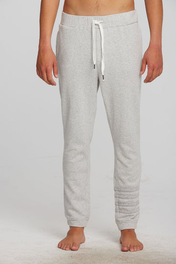 Cotton Fleece Drawstring Jogger with Contrast Strappings Mens chaserbrand