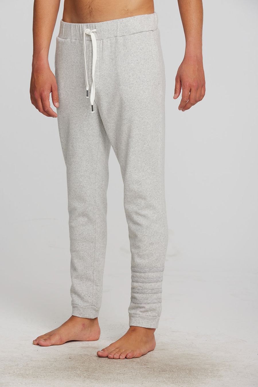 Cotton Fleece Drawstring Jogger with Contrast Strappings Mens chaserbrand
