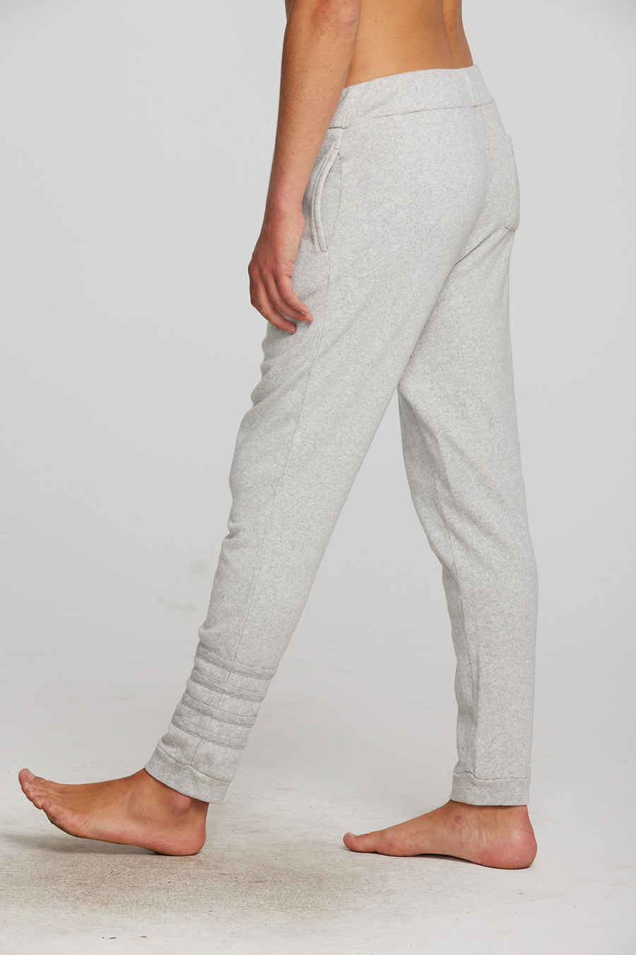 Cotton Fleece Drawstring Jogger with Contrast Strappings Mens chaserbrand