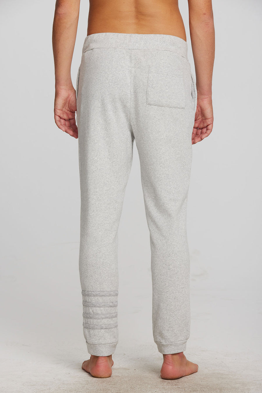 Cotton Fleece Drawstring Jogger with Contrast Strappings Mens chaserbrand