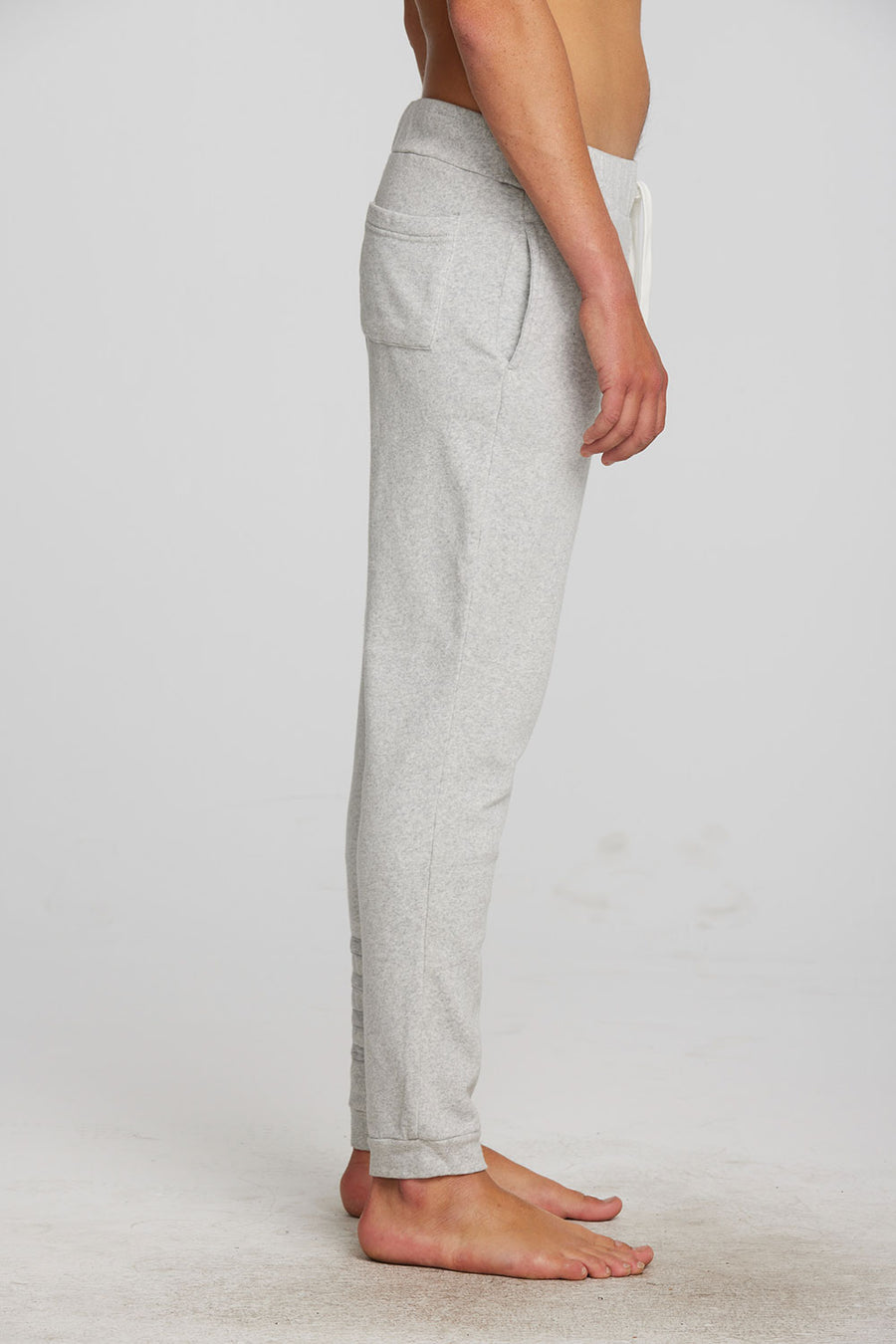 Cotton Fleece Drawstring Jogger with Contrast Strappings Mens chaserbrand