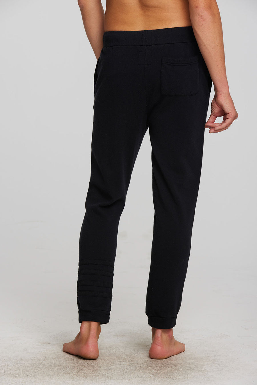 Cotton Fleece Drawstring Jogger with Contrast Strappings Mens chaserbrand