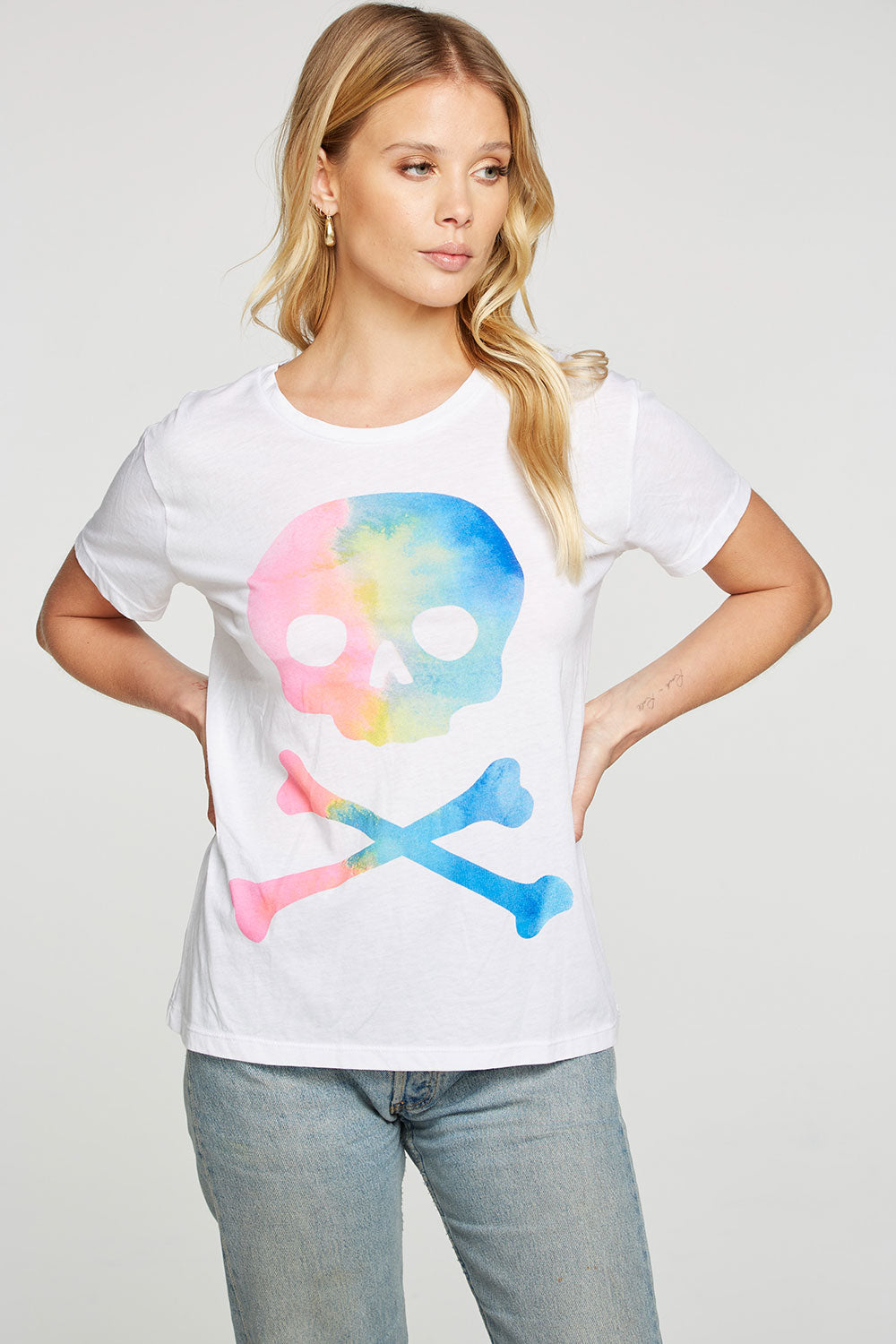 Watercolor Skull WOMENS - chaserbrand