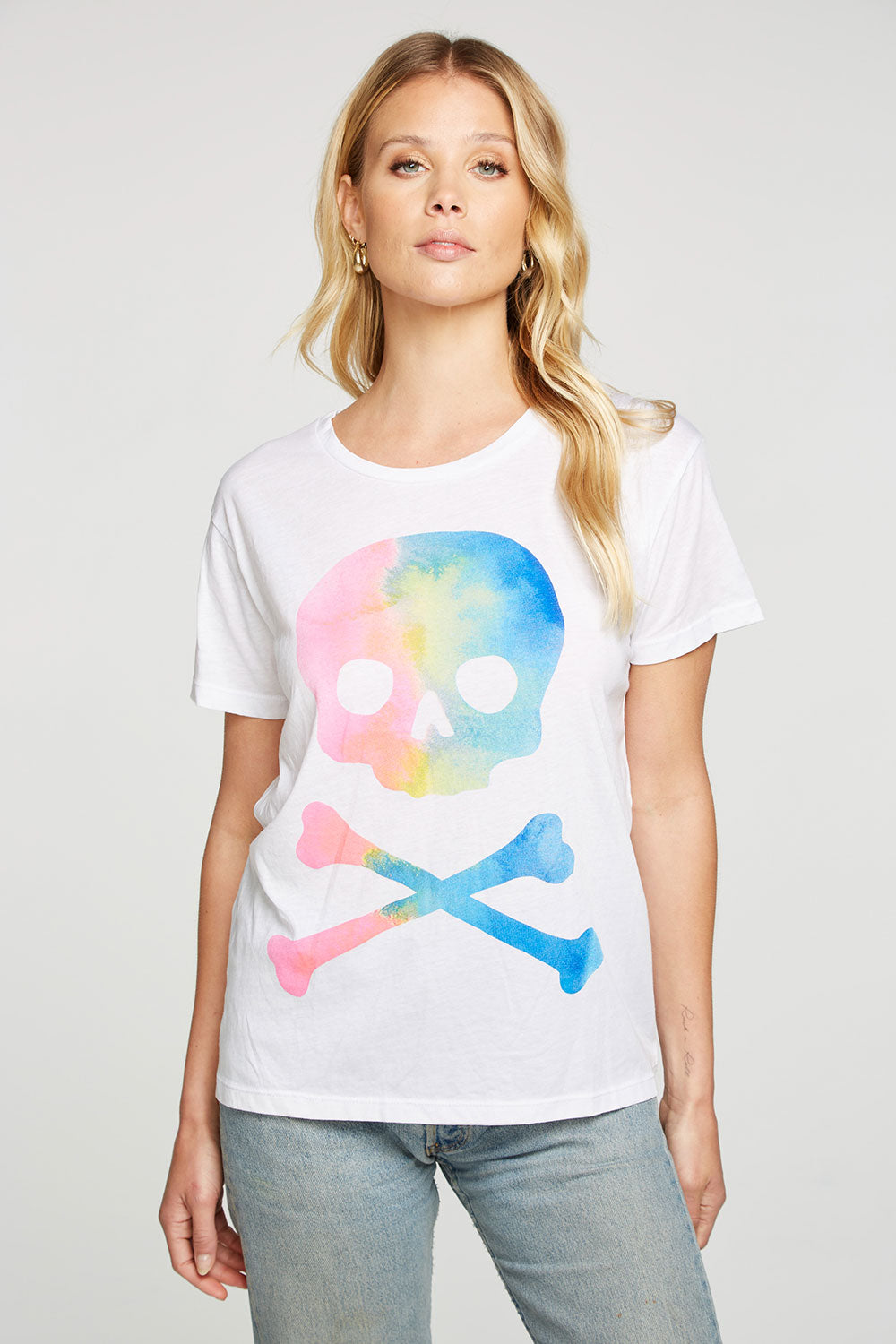 Watercolor Skull WOMENS - chaserbrand