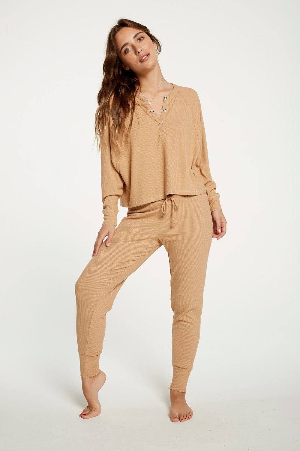 Cozy Rib Slouchy Lounge Pant WOMENS - chaserbrand