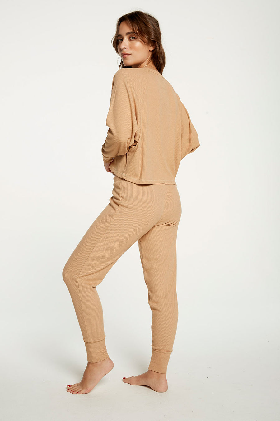 Cozy Rib Slouchy Lounge Pant WOMENS - chaserbrand