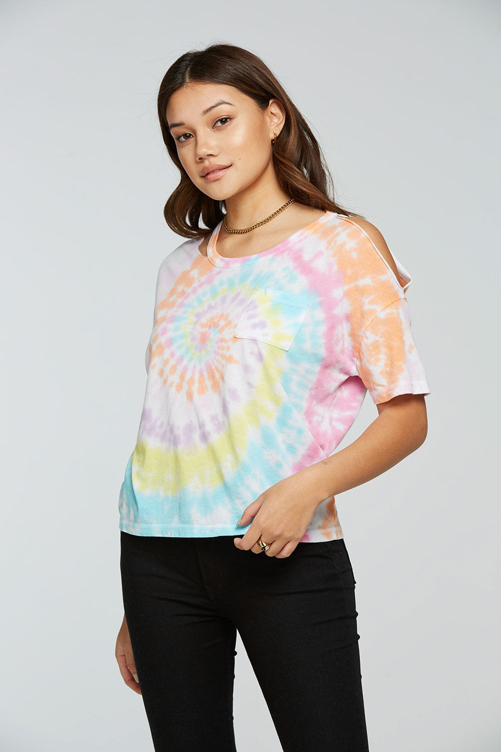 rPET Vintage Jersey Vented Short Sleeve Pocket Tee WOMENS - chaserbrand
