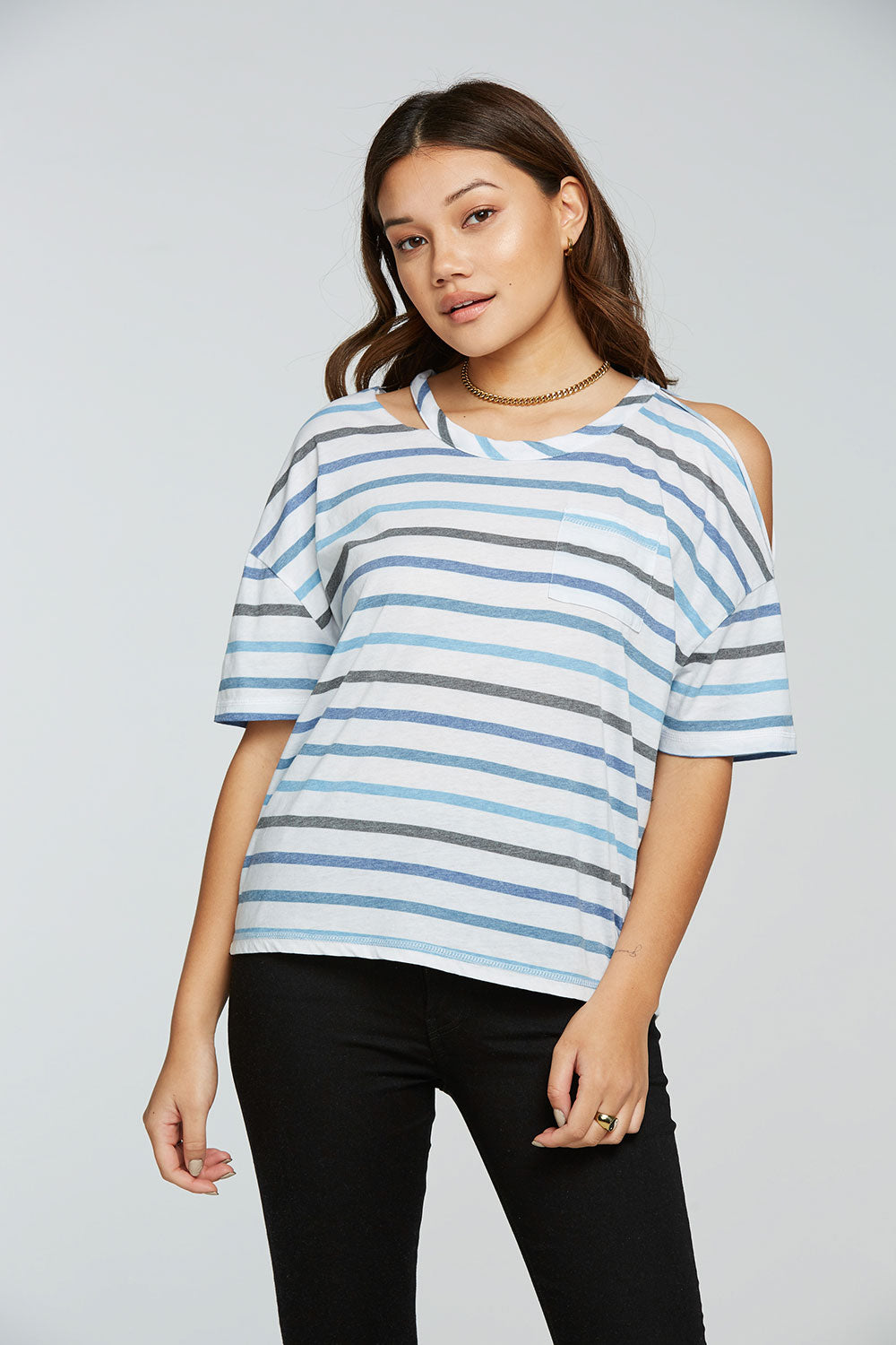 rPET Vintage Jersey Vented Short Sleeve Pocket Tee WOMENS - chaserbrand