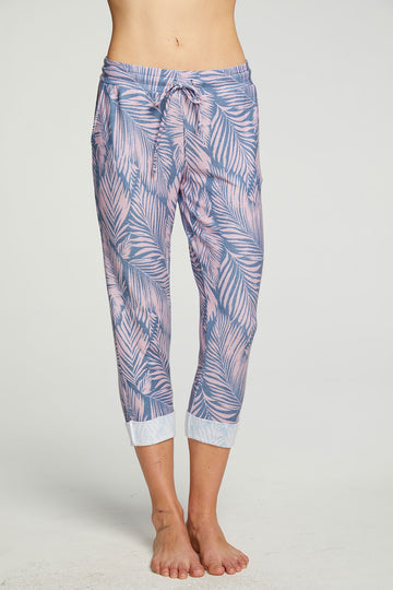 rPET Cozy Knit Cropped Roll Hem Jogger WOMENS - chaserbrand