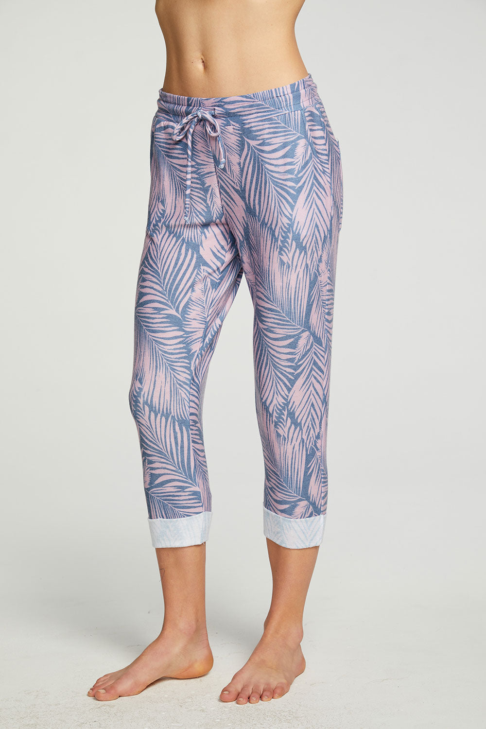 rPET Cozy Knit Cropped Roll Hem Jogger WOMENS - chaserbrand