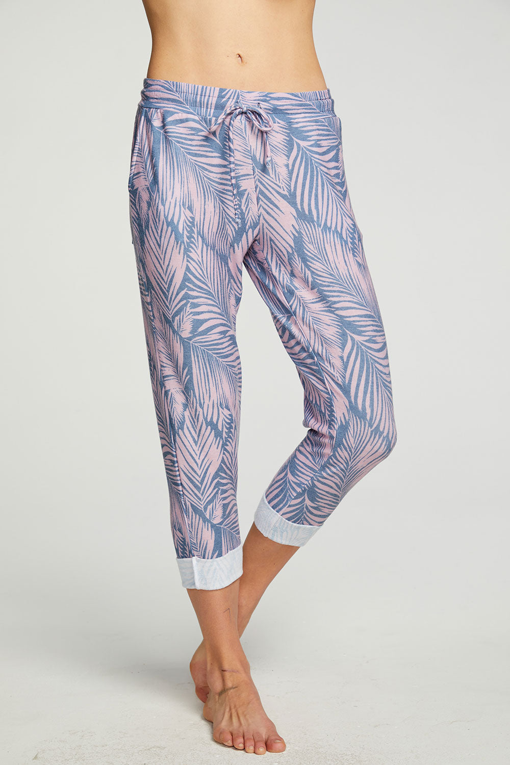 rPET Cozy Knit Cropped Roll Hem Jogger WOMENS - chaserbrand