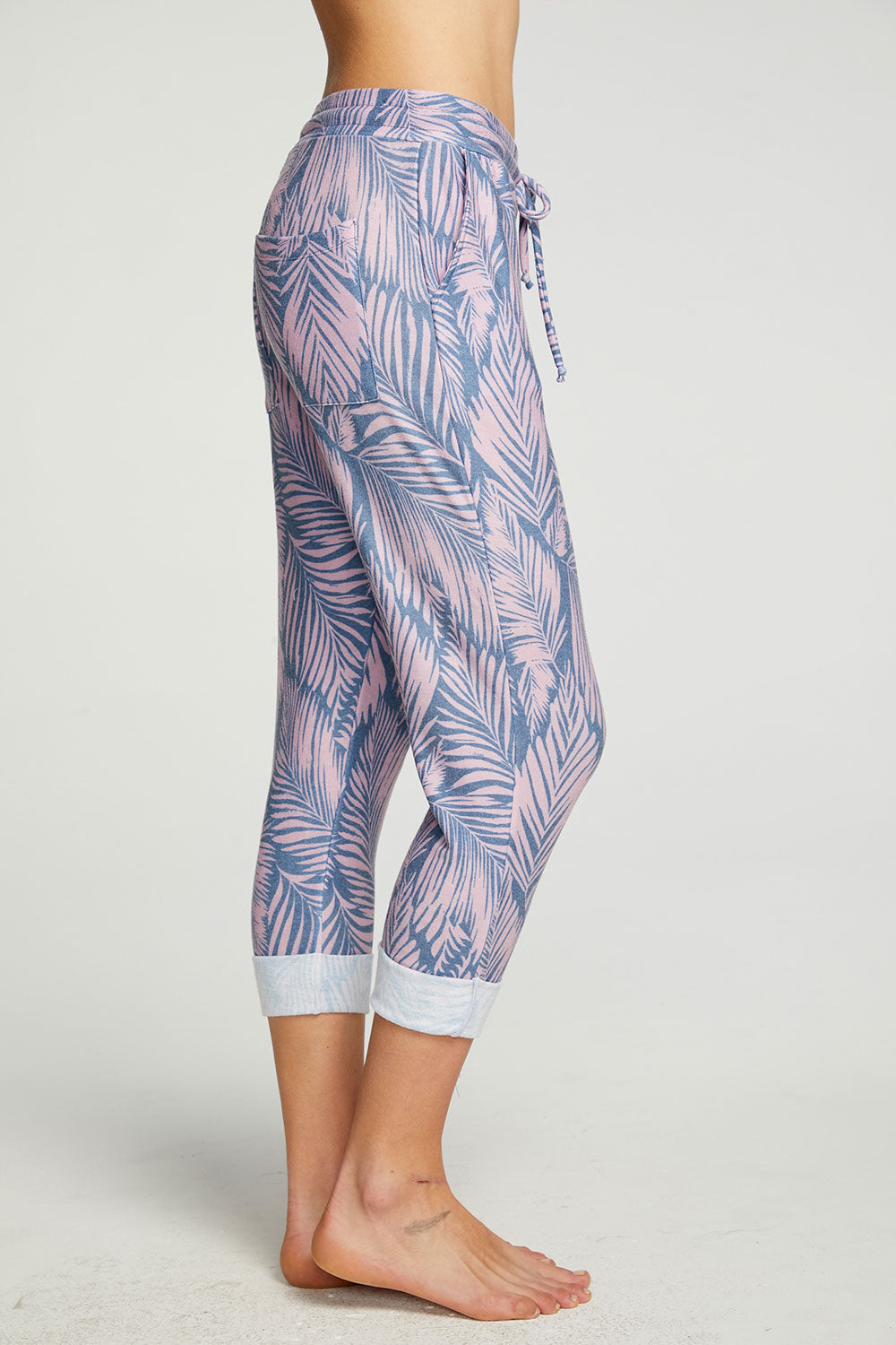 rPET Cozy Knit Cropped Roll Hem Jogger WOMENS - chaserbrand