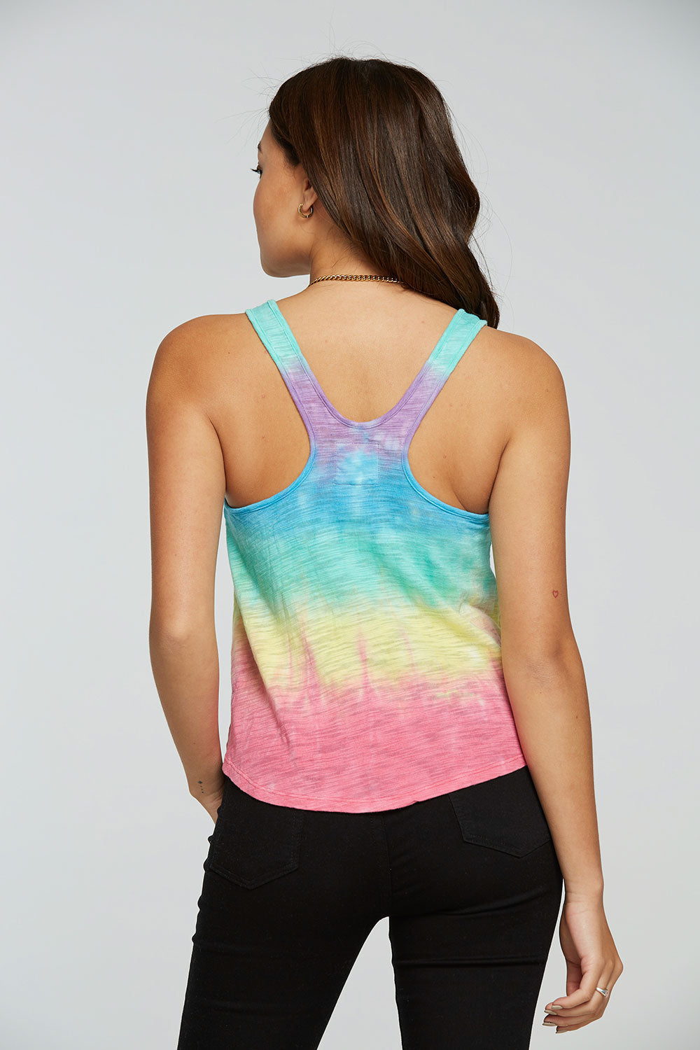 Slub Jersey Flouncy Racerback Tank WOMENS - chaserbrand