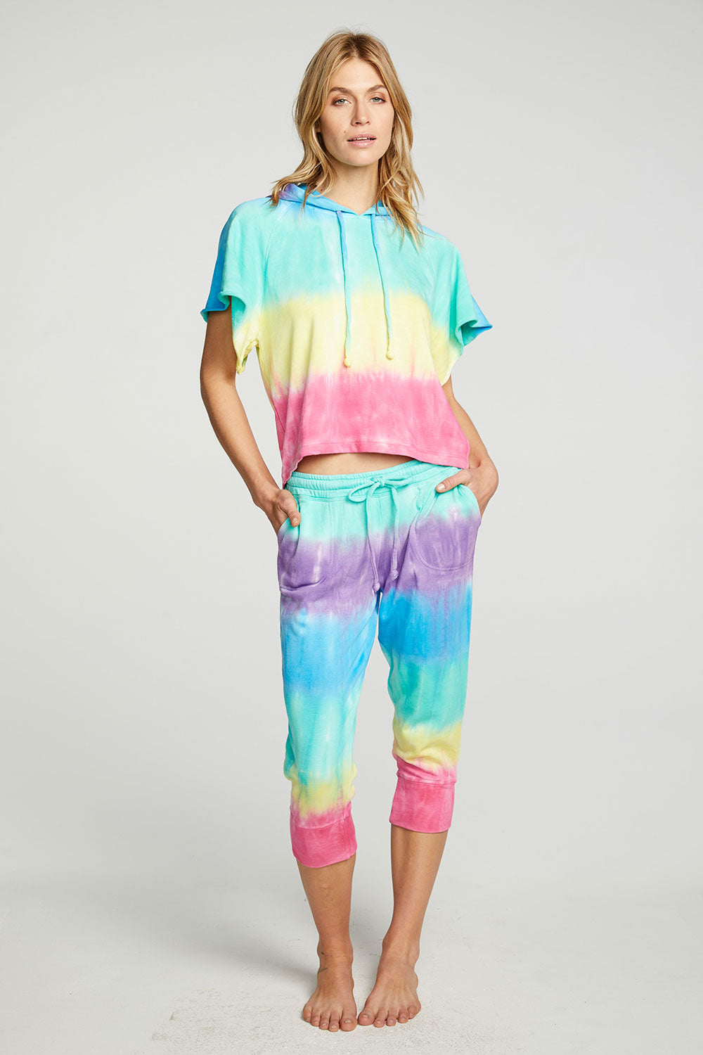 Slub French Terry Angel Sleeve Raglan Pullover Hoodie WOMENS - chaserbrand