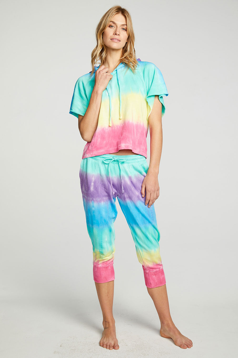 Slub French Terry Angel Sleeve Raglan Pullover Hoodie WOMENS - chaserbrand