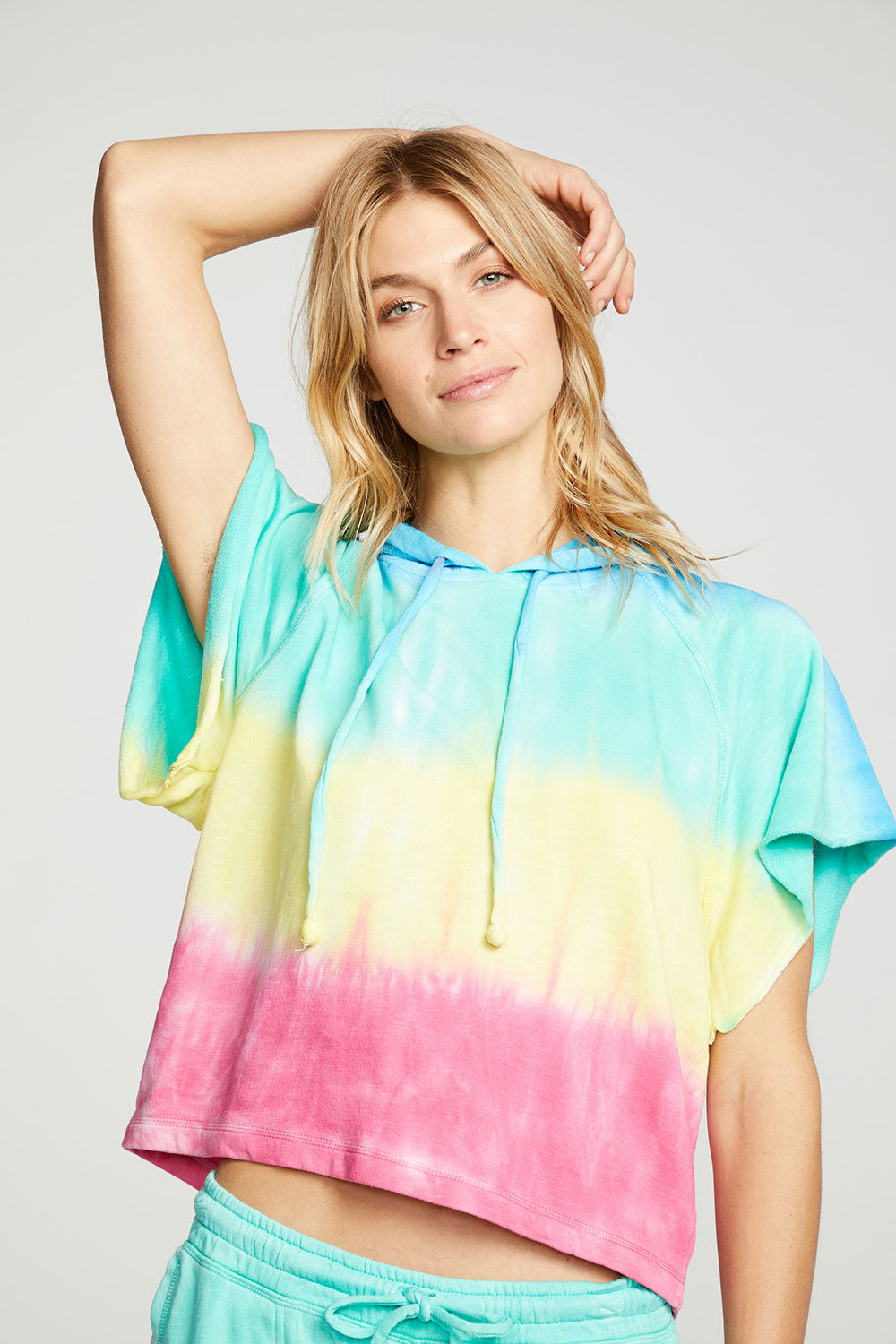 Slub French Terry Angel Sleeve Raglan Pullover Hoodie WOMENS - chaserbrand