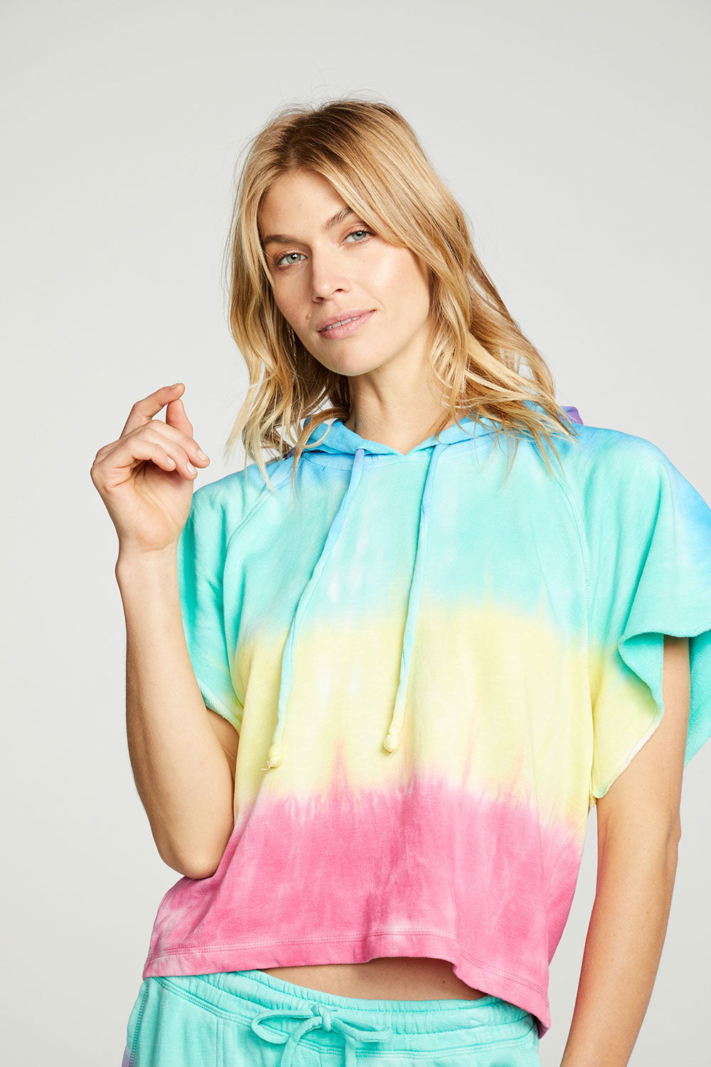 Slub French Terry Angel Sleeve Raglan Pullover Hoodie WOMENS - chaserbrand