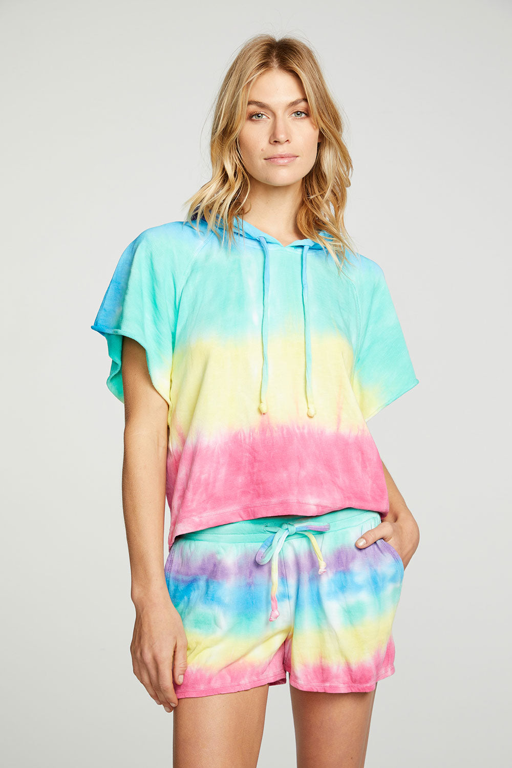 Slub French Terry Angel Sleeve Raglan Pullover Hoodie WOMENS - chaserbrand