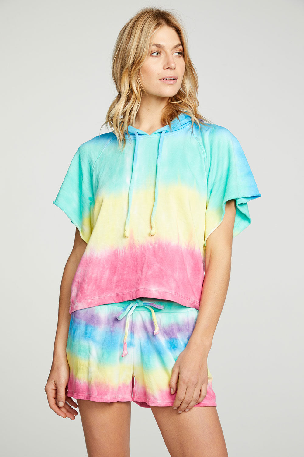 Slub French Terry Angel Sleeve Raglan Pullover Hoodie WOMENS - chaserbrand