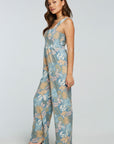 Terry Cloth Smocked Wide Leg Jumpsuit WOMENS - chaserbrand