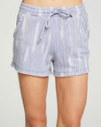 Linen French Terry Easy Raw Edge Shorts WOMENS - chaserbrand