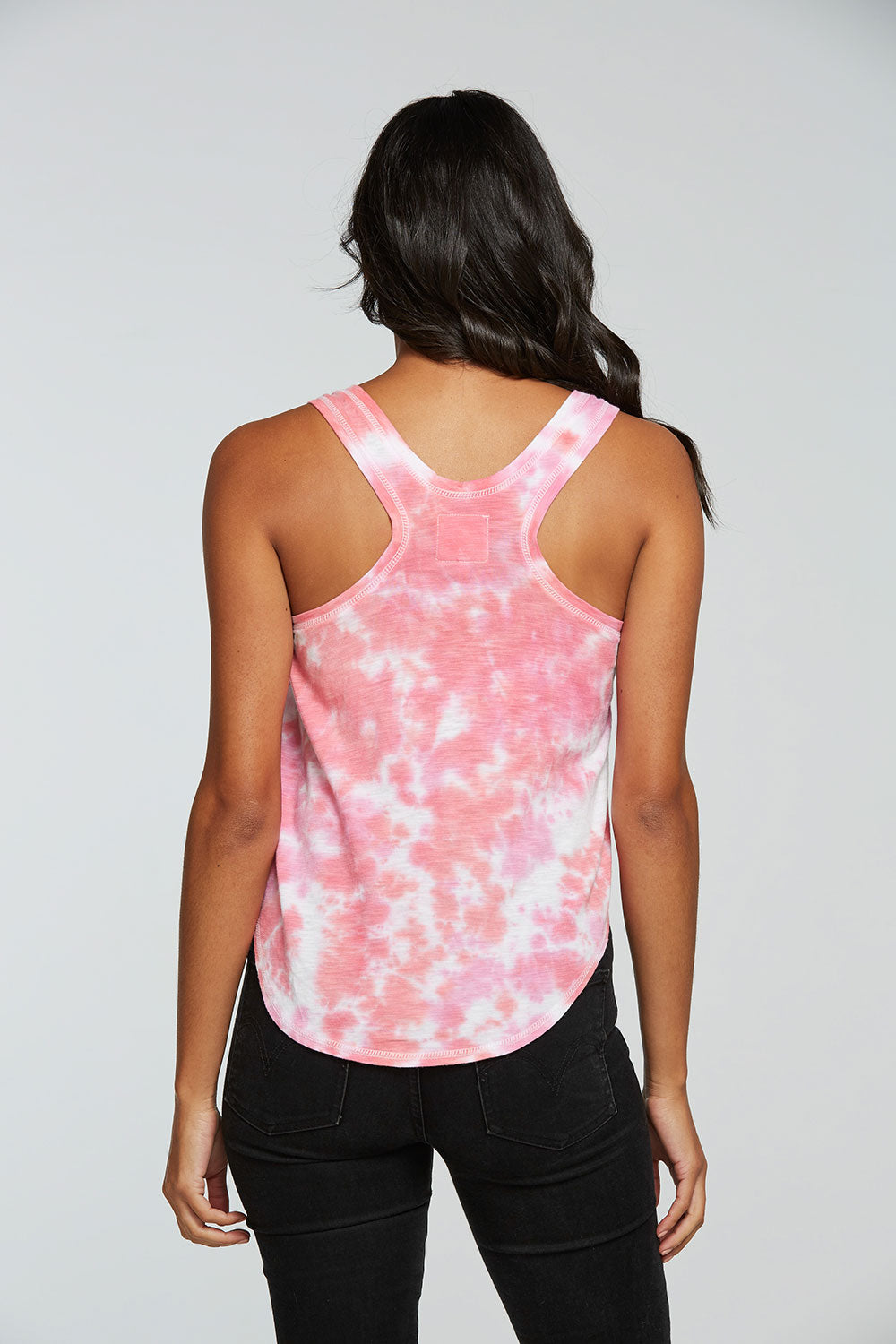 Gauze Jersey Hi Lo Shirttail Racerback Tank WOMENS - chaserbrand