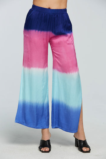 Stretch Silky Basics Side Slit Wide Leg Pant WOMENS - chaserbrand