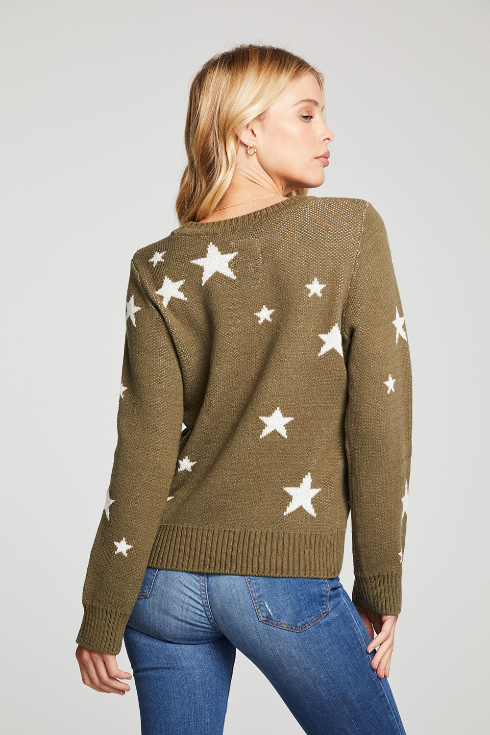 Military Stars Sweater WOMENS chaserbrand