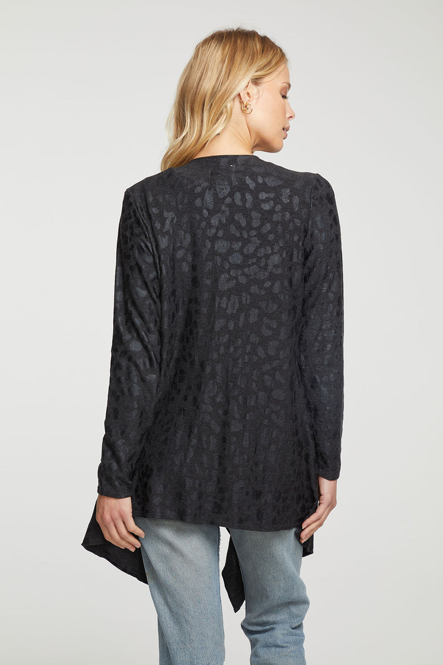 Rpet Cozy Knit Drape Front Cardigan WOMENS - chaserbrand