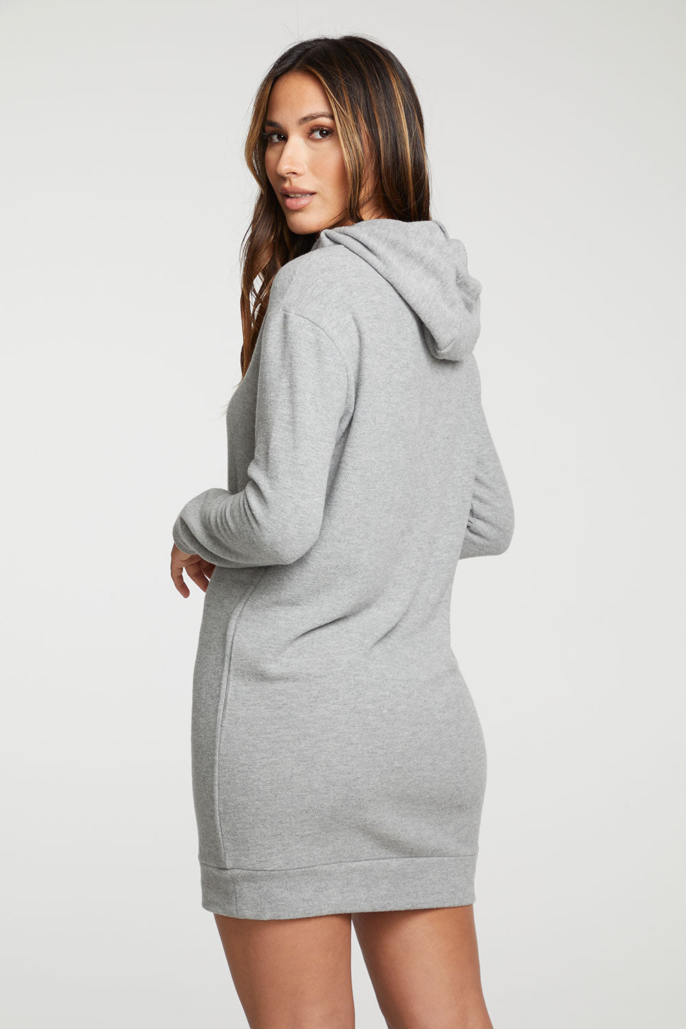 rPET Bliss Knit Long Sleeve Hooded Dress WOMENS - chaserbrand