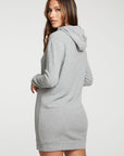 rPET Bliss Knit Long Sleeve Hooded Dress WOMENS - chaserbrand