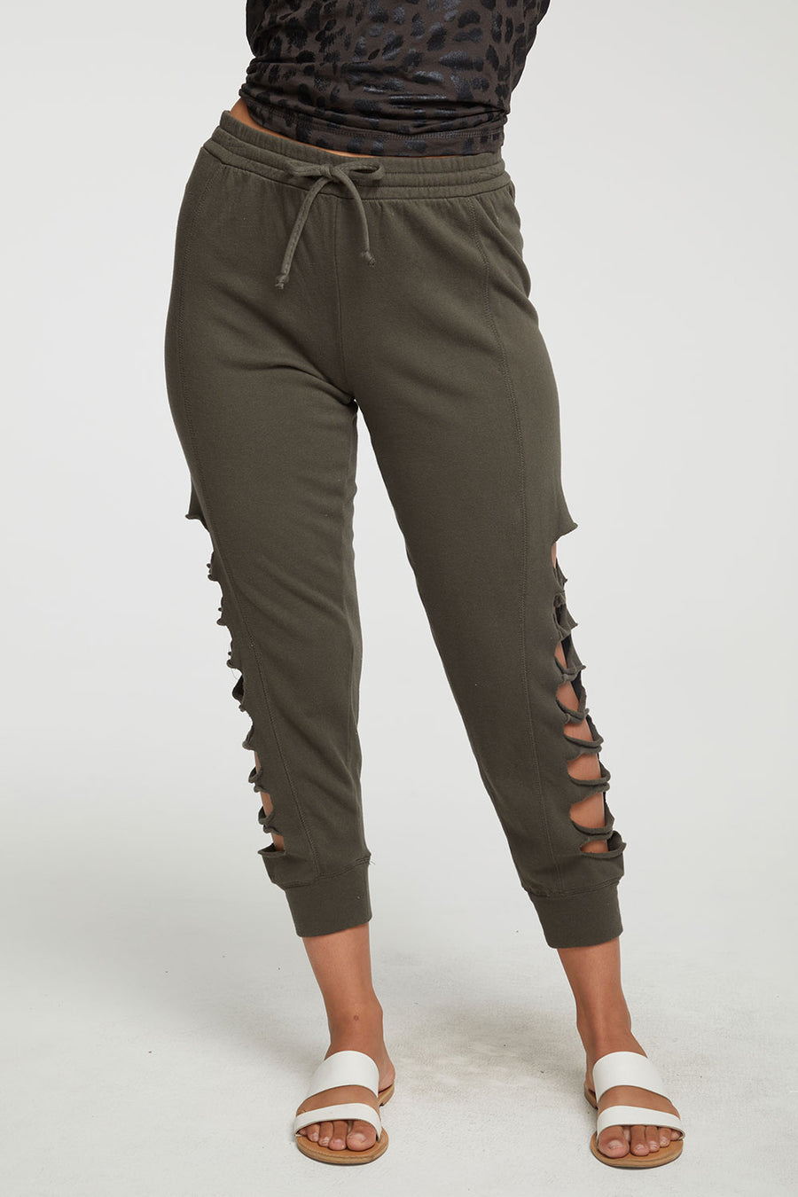 Cotton Fleece Vented Joggers WOMENS - chaserbrand