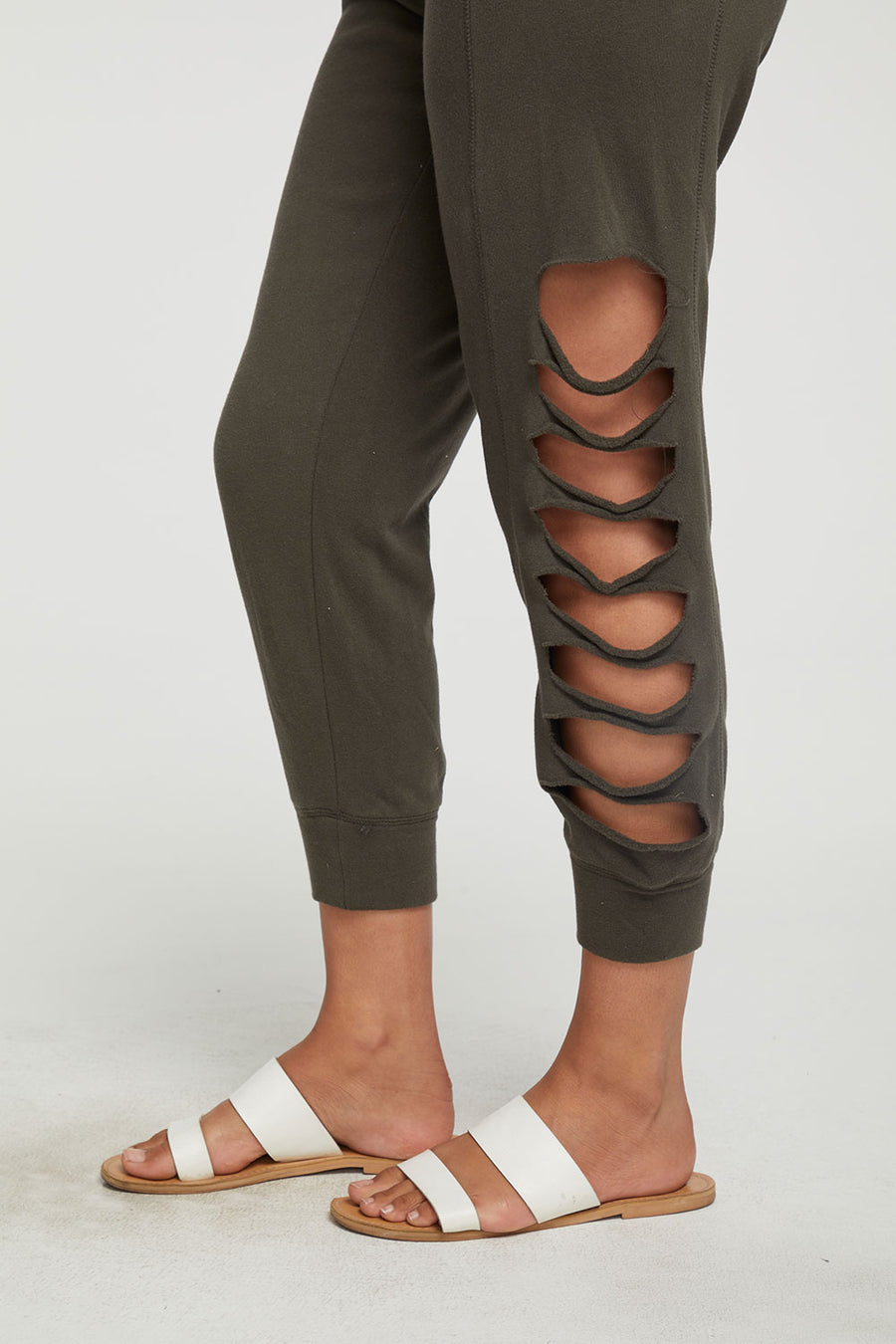 Cotton Fleece Vented Joggers WOMENS - chaserbrand