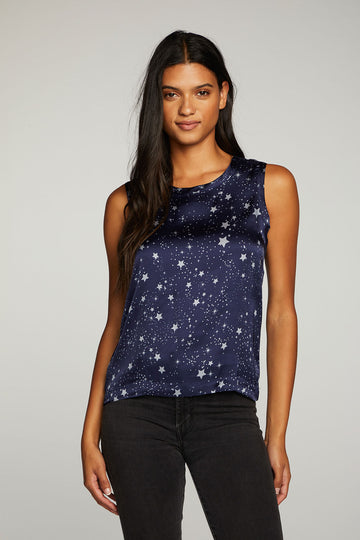 Stretch Silky Basics Muscle Tank WOMENS - chaserbrand
