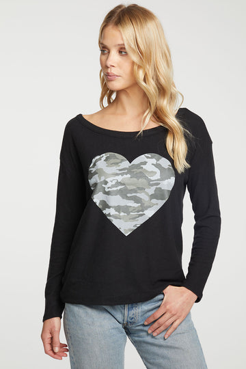 Camo Heart WOMENS - chaserbrand