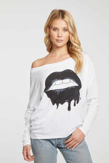 Drippy Black Lips WOMENS chaserbrand