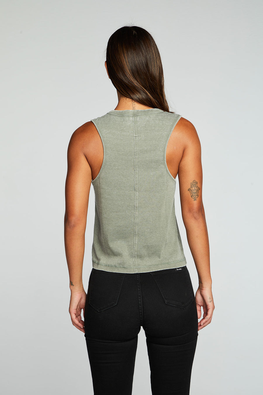 Recycled Vintage Rib Deep Armhole Muscle Tank WOMENS chaserbrand