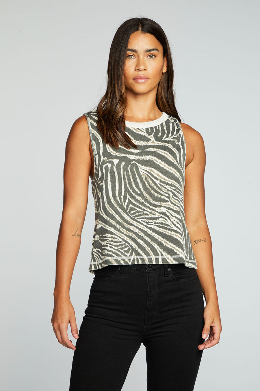 Recycled Vintage Rib Deep Armhole Muscle Tank WOMENS chaserbrand