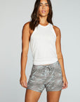 Recycled Cozy Knit Pintuck Easy Shorts WOMENS chaserbrand