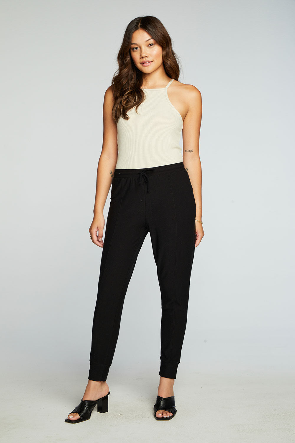 Recycled Cozy Knit Pintuck Easy Jogger WOMENS chaserbrand