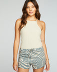 Vintage Fleece Raw Edge Panel Shorts WOMENS chaserbrand