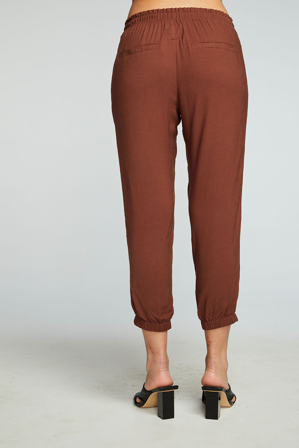 Heirloom Wovens Cropped Paperbag Waist Pant WOMENS chaserbrand