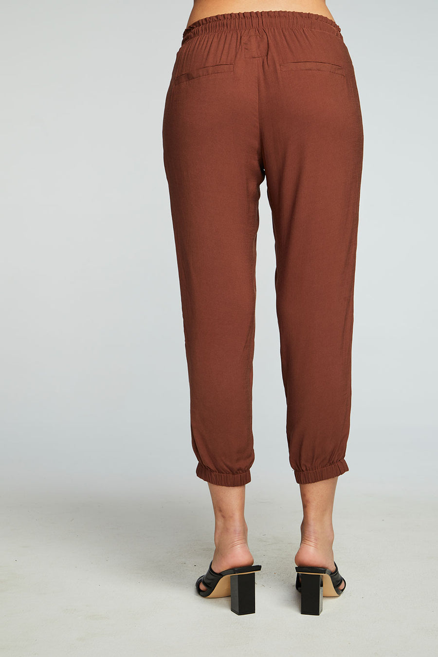 Heirloom Wovens Cropped Paperbag Waist Pant WOMENS chaserbrand