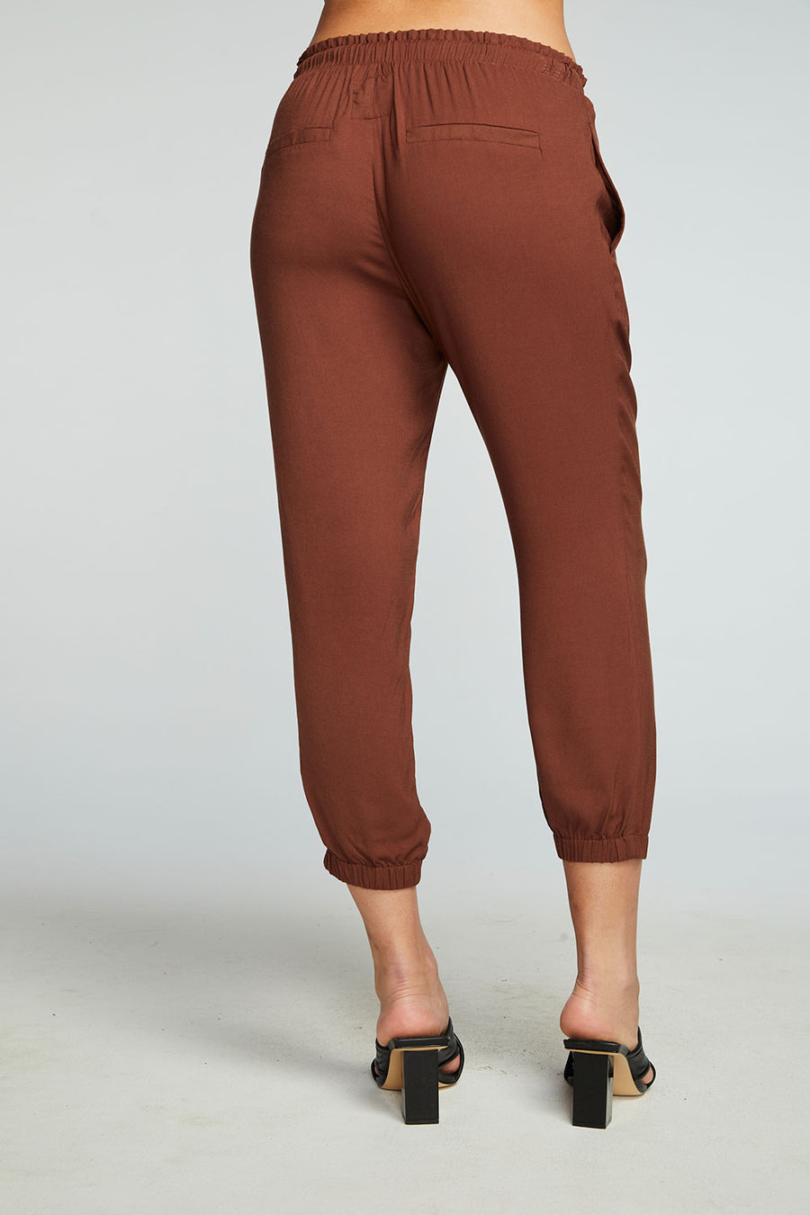 Heirloom Wovens Cropped Paperbag Waist Pant WOMENS chaserbrand