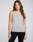 Recycled Vintage Jersey Drape Back Cami WOMENS chaserbrand