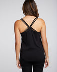 Recycled Vintage Rib Strappy Shirttail Racer Back Tank WOMENS chaserbrand