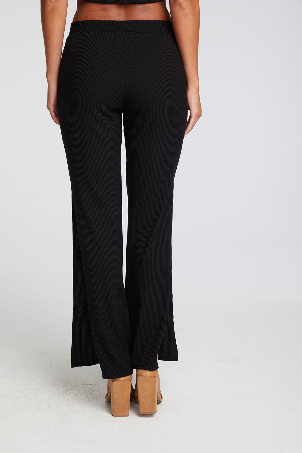 Recycled Cozy Rib Side Slit Beach Pants WOMENS chaserbrand