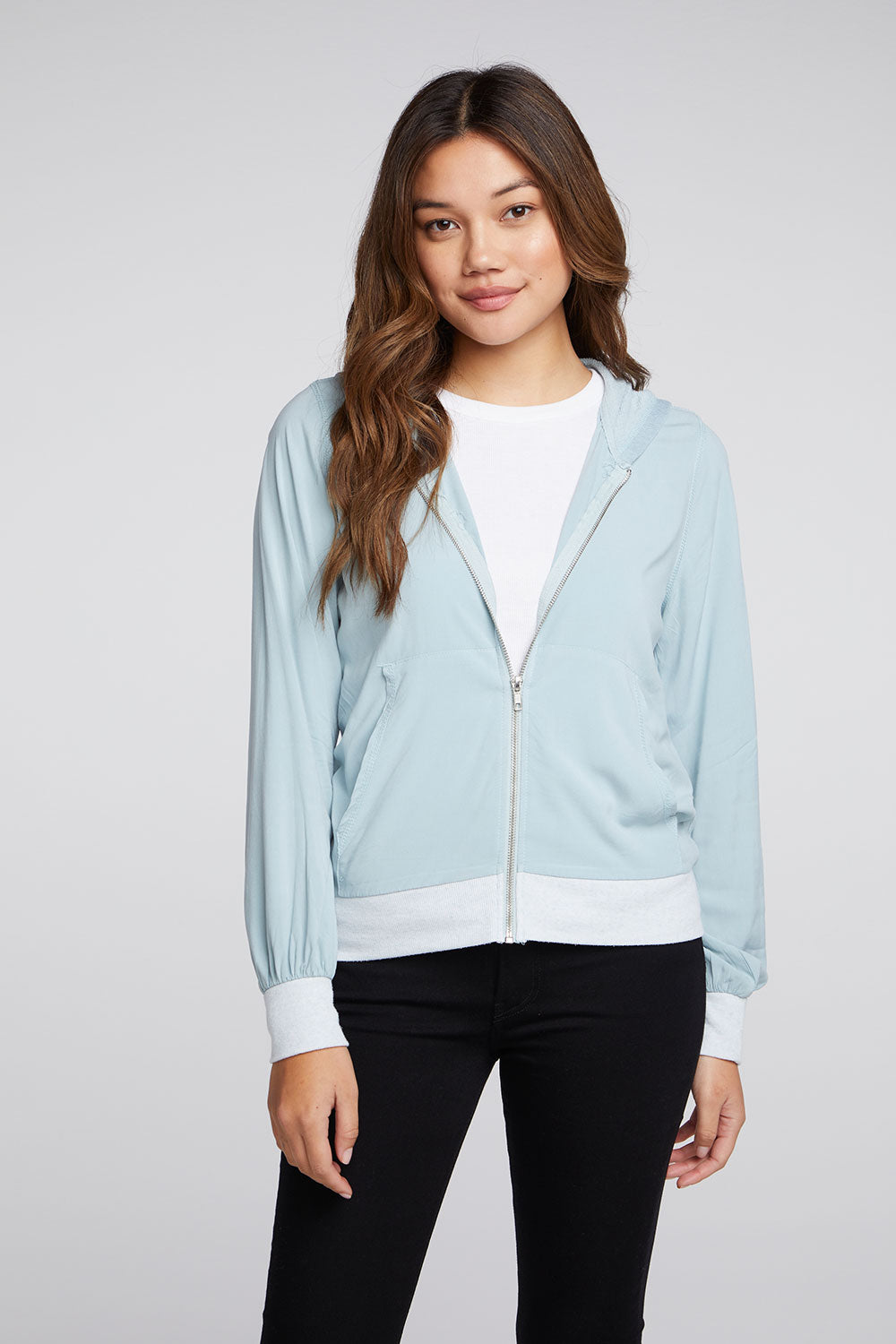 Coastal Cloth Zip Up Hoodie Jacket WOMENS chaserbrand
